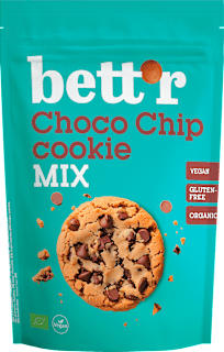 Био безглутенов микс за курабийки с шоколадови капки bett’r