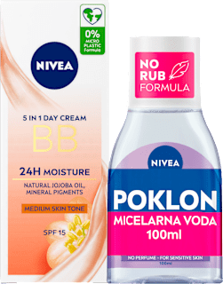 BB kema + micelarna voda GRATIS NIVEA