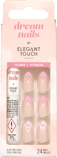 Künstliche Nägel Dream Nails Heart Flames Elegant Touch