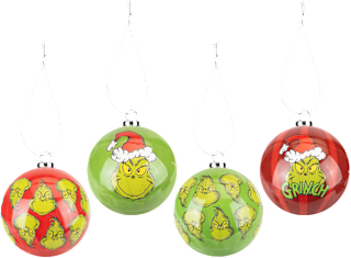 Pallina albero di Natale GRINCH assort. Virca