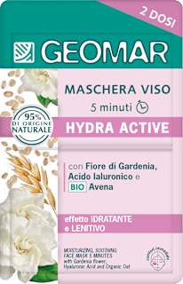Maschera viso 5 minuti idratante anti-stress GEOMAR