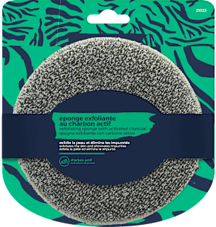 Ексфолираща гъба с активен въглен Ushuaia