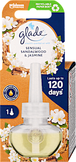 Elektromos légfrissítő készülék utántöltő Bali szantálfa és jázmin glade