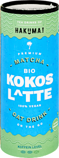 Bio matcha kávés-kókuszos zabital HAKUMA