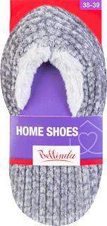 HOME SHOES domácí obuv, velikost 38-39 světle šedá, 1 pár Bellinda