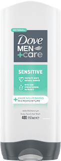Sensitive sprchový gel 3 v 1 Dove Men+Care