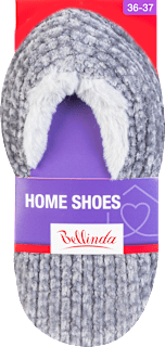 HOME SHOES domácí obuv, velikost 36-37 světle šedá, 1 pár Bellinda