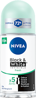 Black & White Invisible Fresh deo roll-on NIVEA