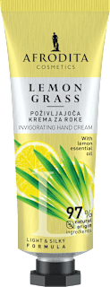 Poživljajoča krema za roke Lemongrass AFRODITA