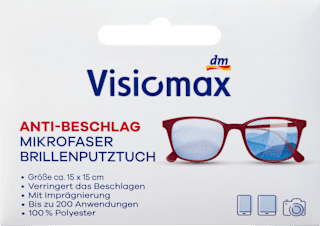 Panno anti-appannamento in microfibra per lenti Visiomax