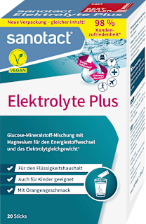 Elektrolyte Plus Sticks 20 St sanotact