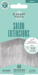 Künstliche Nägel Salon Extensions Coffin Elegant Touch