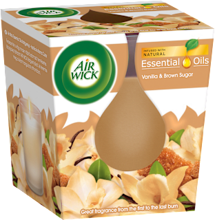 Vonná sviečka v skle Vanilka a karamel Air Wick