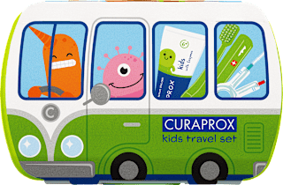 Potovalni set za otroke Kids – zelen CURAPROX