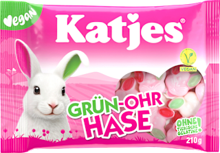 Fruchtgummi Grün-Ohr Hase Katjes