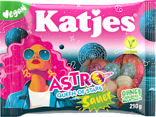 Fruchtgummi sauer Astro Queen Of Stars Katjes