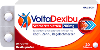 VoltaDexibu Schmerztabletten 200 mg  VoltaNatura