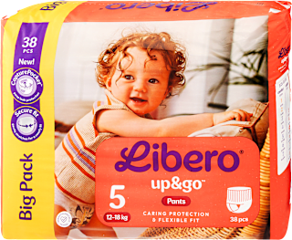 Bugyipelenka up&go, 5-ös méret, 12-18kg Libero