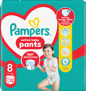 Pelene-gaćice vel. 8 (19+ kg) Pampers active baby