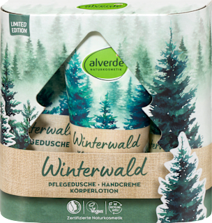Geschenkset "Winterwald" 3tlg alverde NATURKOSMETIK