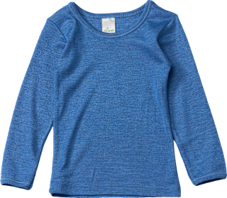 Unterhemd aus Wolle-Seide, blau, Gr. 110/116 ALANA