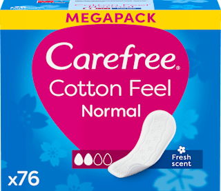 Slipeinlagen Cotton Feel Normal Frischeduft Megapack Carefree