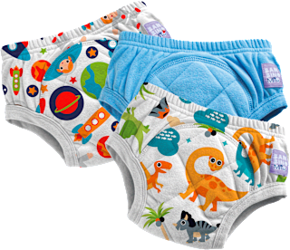 Súprava učiacich plienkových nohavičiek Chlapec Combo Blue - 3-4 roky Bambino Mio
