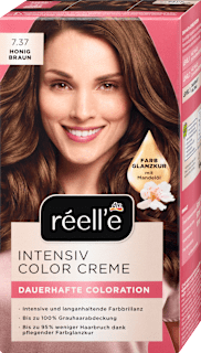 barva na vlasy Intensiv Color Creme 7.37 medová hnědá  réell‘e