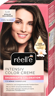 Haarfarbe Intensiv Color Creme 5.01 Kühles Hellbraun réell‘e
