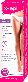 Szőrtelenítő krém testre X-Epil
