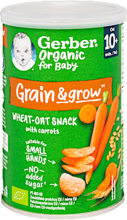 Bio búza-zab snack répával Gerber Organic