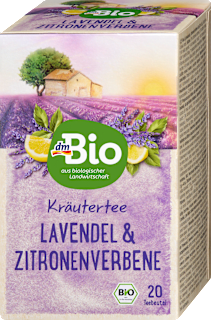 Kräutertee Lavendel & Zitronenverbene dmBio