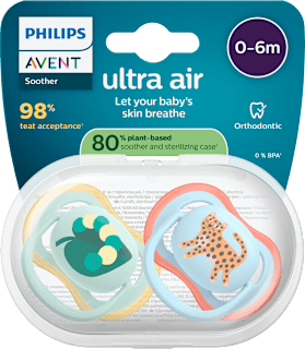 Duda varalica ultra air, 0 – 6 mj. – mačka i list PHILIPS AVENT