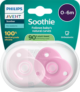 Duda Soothie - roza, 0-6 m PHILIPS AVENT
