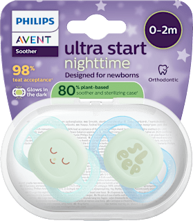 Dude varalice ultra start nighttime, 0 – 2 mj. – plava i zelena PHILIPS AVENT