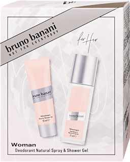 Deo natural spray, tusfürdő ajándékcsomag Bruno Banani