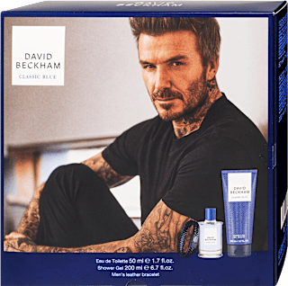 Classic blue férfi EdT, tusfürdő és karkötő ajándékcsomag DAVID BECKHAM