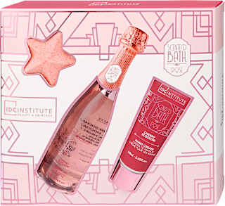 Rose kézkrém, fürdőbomba és tusfürdő ajándékcsomag IDC INSTITUTE