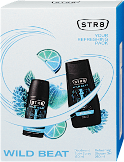 Wild beat tusfürdő és deo spray ajándékcsomag STR8