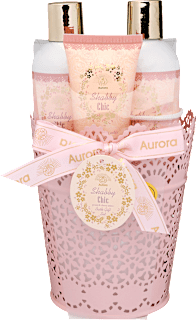 Bazsarózsa-cseresznyevirág fürdőszett ajándékcsomag aurora KOZMETIKA