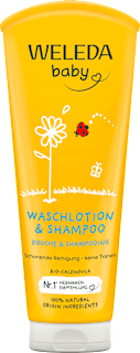 Baby Waschlotion & Shampoo Calendula WELEDA baby