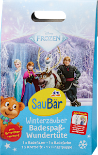 Geschenkset Kinder Winterzauber Badespaß-Wundertüte Frozen  SauBär