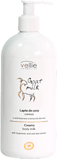 Loțiune de corp cremoasă Goat's Milk Vellie