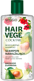 Szampon nawilżający awokado, żurawina Hair Vege Cocktail SESSIO