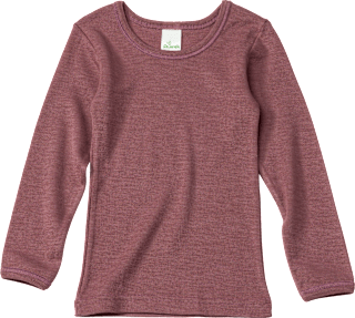 Unterhemd aus Wolle-Seide, lila, Gr. 110/116 ALANA