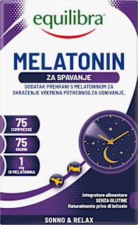 Melatonin - za spavanje, tablete equilibra