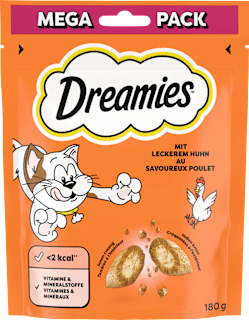 Katzenleckerli mit Huhn, Mega Pack Dreamies