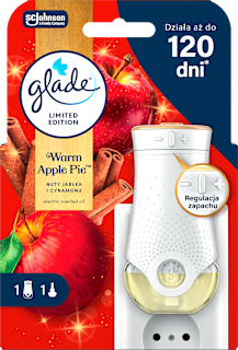 Električni osvježivač prostora + refill – Warm Apple Pie glade