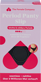 Periodenunterwäsche Slip Seamless schwarz, Gr. L The Female Company