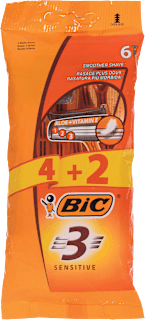 Britvice za enkratno uporabo Sensitive, 4 + 2 gratis BIC